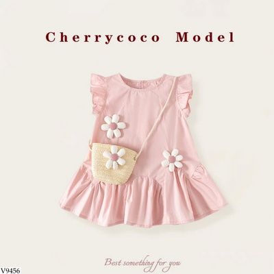 V9456 VÁY HOA KÈM TÚI CHERRYCOCO