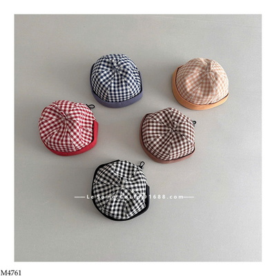 M4761 MŨ KẺ CARO CHO BÉ