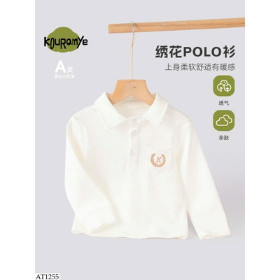 AT1255 ÁO POLO DÀI TAY BÉ TRAI