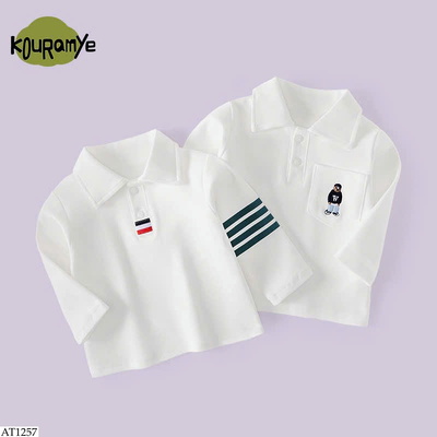 AT1257 ÁO POLO DÀI TAY BÉ TRAI
