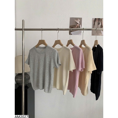 AM2027 ÁO LEN TRƠN CỘC TAY CHO NỮ