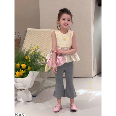 SG1877 SET ÁO SÁT NÁCH MIX QUẦN LOE BG