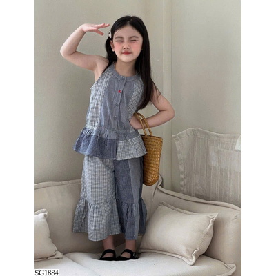 SG1884 BỘ HÈ KẺ CARO BG