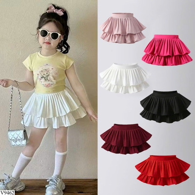 V9462 CHÂN VÁY XẾP LY TẦNG BG