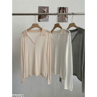 AM2029 ÁO DÀI TAY CỔ V CHO NỮ