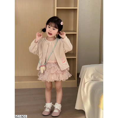 SG1901 SET 2 ÁO MIX CHÂN VÁY VOAN CHO BG