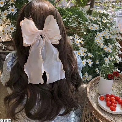 KT1896 KẸP TÓC VOAN NƠ NỮ