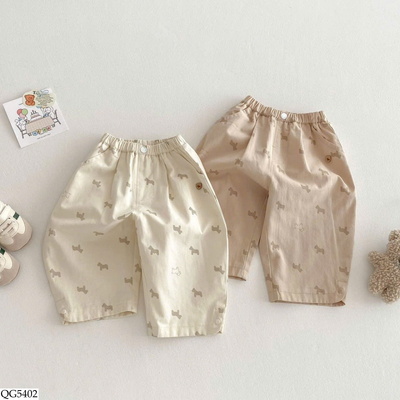 QG5402 QUẦN SUÔNG HỌA TIẾT CHO BÉ