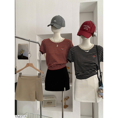 VM3715 CHÂN VÁY CHỮ A XẺ TÀ NỮ