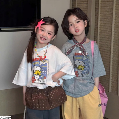 AG9619 ÁO PHÔNG HỌA TIẾT CHO BÉ