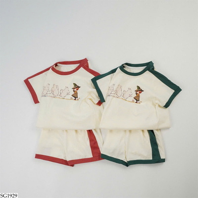 SG1929 BỘ HOẠT HÌNH CỘC TAY CHO BÉ