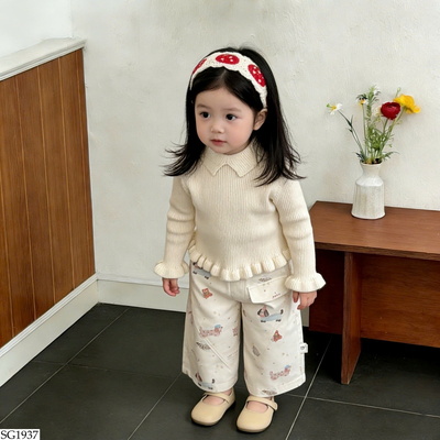 SG1937 SET ÁO LEN MIX QUẦN CÚN BG