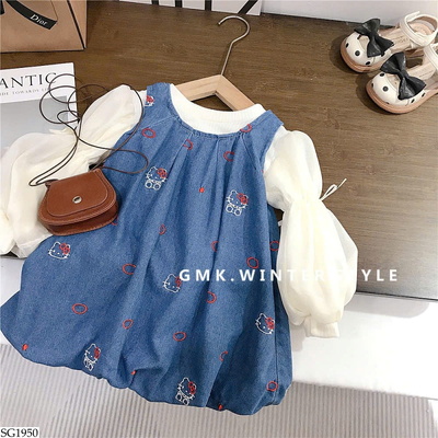 SG1950 BỘ VÁY MÈO KITTY BG