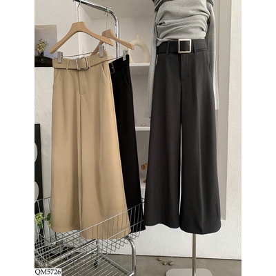 QM5726 QUẦN ỐNG SUÔNG KÈM THẮT LƯNG