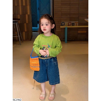 SG1962 SET ÁO MICKEY MIX QUẦN JEAN LỬNG BG