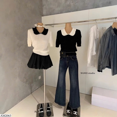 AM2063 ÁO DỆT KIM PHONG CÁCH HQ HÃNG W.G.W.E