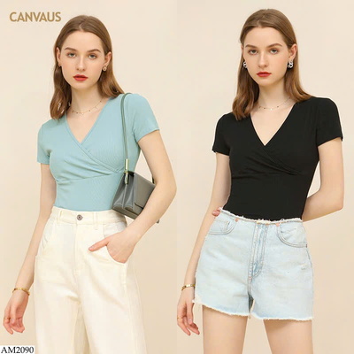 AM2090 ÁO CỔ V CHO NỮ HÃNG CANVAUS