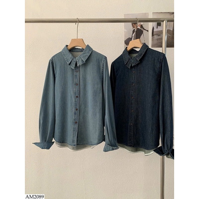 AM2089 ÁO SƠ MI DENIM CHO NỮ