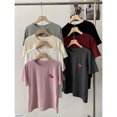 AM2071 ÁO THUN CỔ TRÒN CHO NỮ