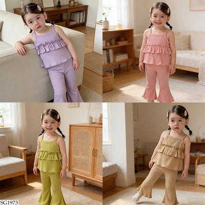 SG1973 BỘ 2 DÂY QUẦN LOE BG