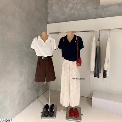 AM2087 ÁO POLO LEN CỘC TAY W.G.W.E