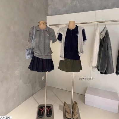 AM2091 ÁO POLO LEN CỘC TAY W.G.W.E