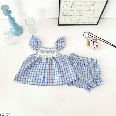SG1979 BỘ HÈ KẺ CARO SZ NHÍ