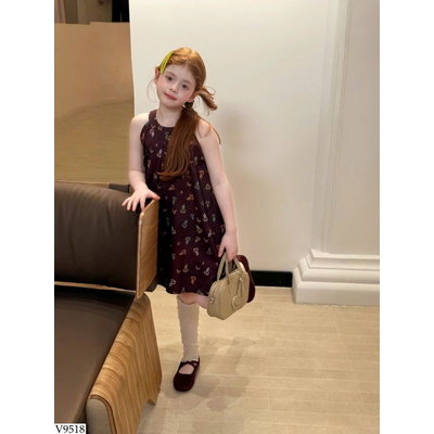 V9518 VÁY HỌA TIẾT CHO BG