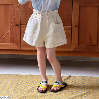QG5445 QUẦN SHORT DENIM CHO BÉ GÁI