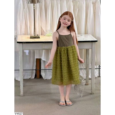 V9527 VÁY 2 DÂY CHO BG