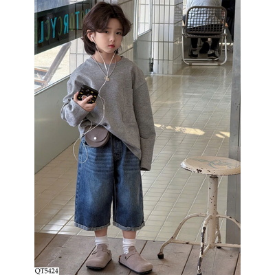 QT5424 QUẦN SHORT DENIM CHO BT