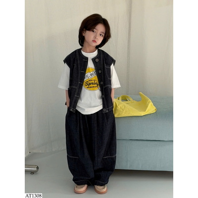 AT1308 ÁO KHOÁC GILE DENIM