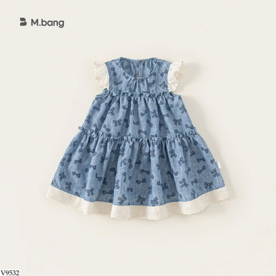 V9532 VÁY VIỀN REN CHO BG BABYCITY