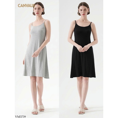 VM3739 VÁY 2 DÂY KÈM ĐỆM NGỰC CANVAUS