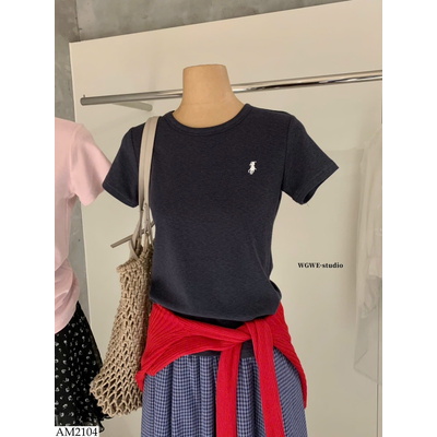 AM2104 ÁO CỘC TAY THÊU NGỰA W.G.W.E