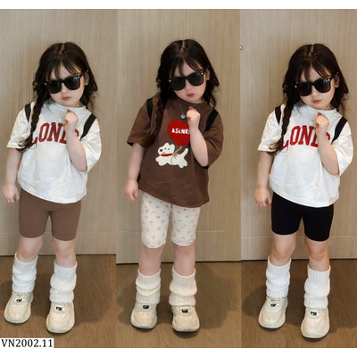 VN2002.11 SÉT 3 QUẦN LEGGING BÉ GÁI