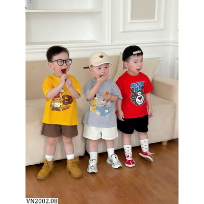 VN2002.08 SET 3 ÁO MIX SET 3 QUẦN CHO BÉ