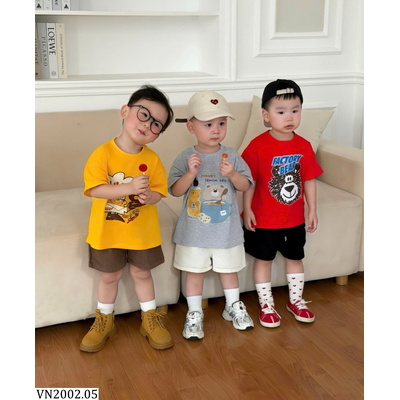 VN2002.05 SET 4 ÁO PHÔNG CHO BÉ