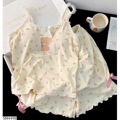 SM4498  BỘ 2 DÂY GẤU KÈM BRA