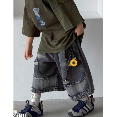 QT5431 SHORT JEANS RÁCH LOANG CÁ TÍNH