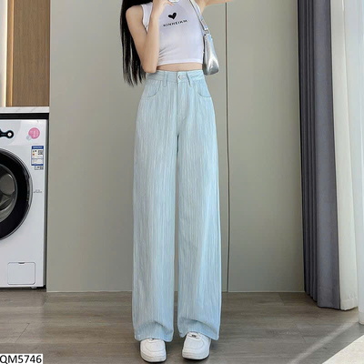 QM5746 QUẦN ỐNG SUÔNG DẬP LY DÀI