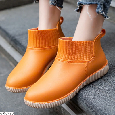 GM0730  ỦNG BOOT ĐI MƯA NGẮN CỔ THUN