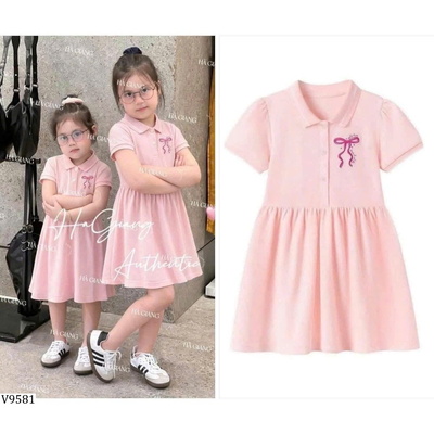 V9581 VÁY POLO NƠ LITTLE MAVEN