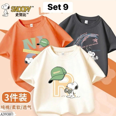 A3938 SET 3 ÁO SNOOPY