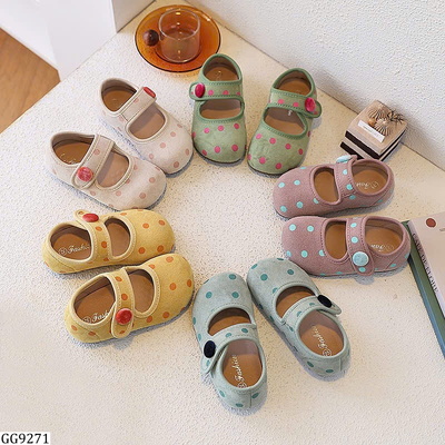 GG9271 GIÀY BÚP BÊ CHẤM BI