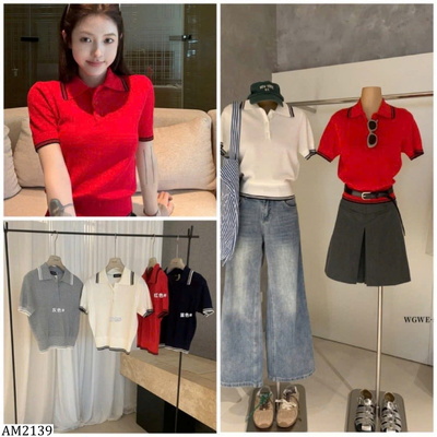 AM2139 ÁO POLO LEN CỘC TAY W.G.W.E