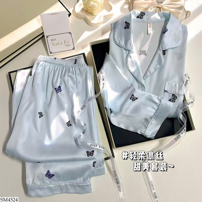 SM4524 BỘ NGỦ PIJAMA DÀI TAY CHO NỮ