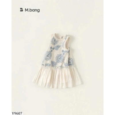 V9607 VÁY HOA SÁT NÁCH CHO BG BABYCITY