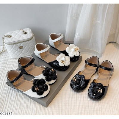 GG9287 GIÀY BÚP BÊ HOA TRÀ