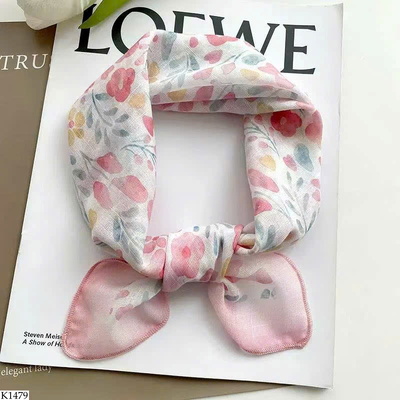 K1479 KHĂN QUÀNG CỔ HOA